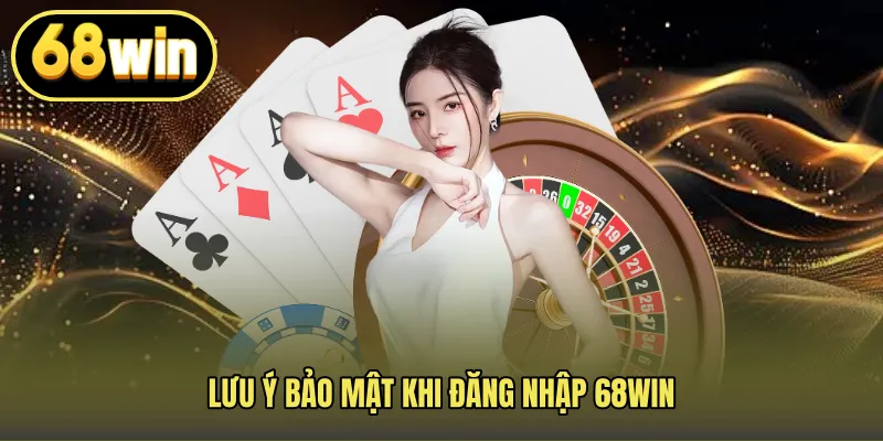 Lưu ý bảo mật khi đăng nhập 68WIN